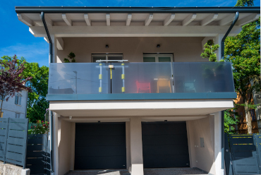 BalcoFlex con ringhiera in vetro