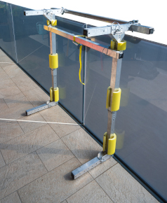 BalcoFlex con ringhiera in vetro