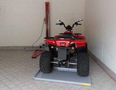 Quadbike loaded