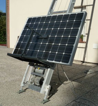 Piattaforma per pannelli solari e lastre